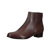 Ankleboots EVERYBODY "Everybody Stiefelette Leder", Damen, Gr. 40, braun (kastanie), Leder, casual, Schuhe