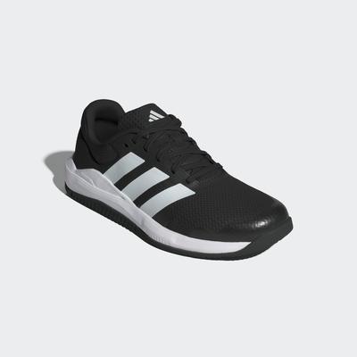 Trainingsschuh ADIDAS PERFORMANCE "DROPSET BASE", Gr. 42, core schwarz, cloud weiß, lucid rot, Textil, sportlich, Schuhe Image