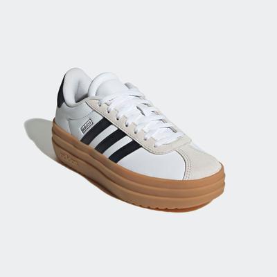 Sneaker ADIDAS SPORTSWEAR "VL COURT BOLD KIDS", Gr. 39, weiß (cloud weiß, core schwarz, gum 3), Synthetik, Leder, sportlich, Schuhe Image