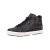 Schnürstiefelette MUSTANG SHOES "Mustang Shoes Sneaker Lederimitat", Herren, Gr. 44, grau (graphit), Lederimitat, casual, Schuhe
