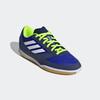Fußballschuh ADIDAS PERFORMANCE "TOP SALA COMPETITION 2 INDOOR KINDER", Gr. 32, bunt (lucid blau, cloud weiß, lucid lemon), Synthetik, Textil, sportlich, Schuhe