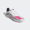 Fußballschuh ADIDAS PERFORMANCE "F50 MESSI CLUB INDOOR E FÜR KINDER", Gr. 36, cloud weiß, lucid rot, silber metallic, Synthetik, sportlich, Schuhe, geeignet als Hallenschuhe