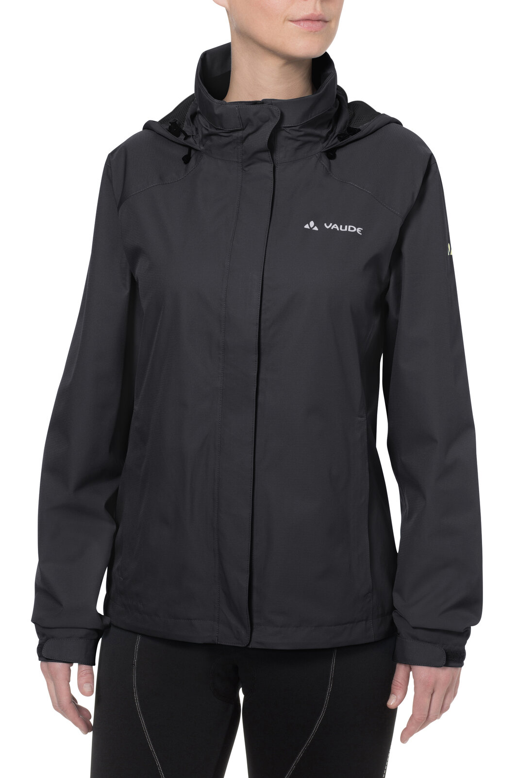 Fahrradjacke VAUDE "WOMEN'S ESCAPE BIKE LIGHT JACKET", Gr. 42, schwarz, Obermaterial: 100% Polyester. Futter: 100% Polyamid. Netzfutter: 100% Polyester, Sportlich, Jacken, Winddicht & Wasserdicht & Atmungsaktiv Image
