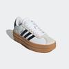Sneaker ADIDAS SPORTSWEAR "VL COURT BOLD KIDS", Gr. 38, weiß (cloud weiß, core schwarz, gum 3), Synthetik, Leder, sportlich, Schuhe, Design auf den Spuren des adidas Gazelle Bold