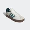 Sneaker ADIDAS SPORTSWEAR "VL COURT 3.0", Gr. 47, core weiß, preloved teal, aurora ivy, Synthetik, Leder, sportlich, Schuhe, inspiriert vom Design des adidas samba