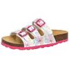 Pantolette LICO "Pantolette Bioline Flower Kids", Kinder, Gr. 29, weiß, Synthetik, Schuhe