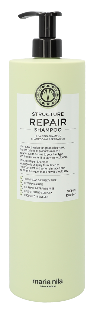 Maria Nila Structure Repair Shampoo1000 ml. Image