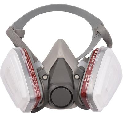 6200 Halbgasmaske 7 Stück + 8 Stück Filterwatte + Schutzbrille Image