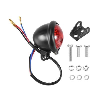 Rot 12 v Led Schwarz Einstellbare Cafe Racer Stil BremsrüCklicht MotorräDer Motorrad Bremse Image