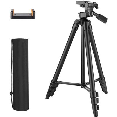 "TEMU Tacklife Mlt01 Camera Tripod 40.5-136cm, 5 In 1 Lightweight Aluminum Tripod, 1/4" Standard Tripod, Dslr Camera Tripod And Foldable Tripod With Phone Holder And Laptop Bag" Image