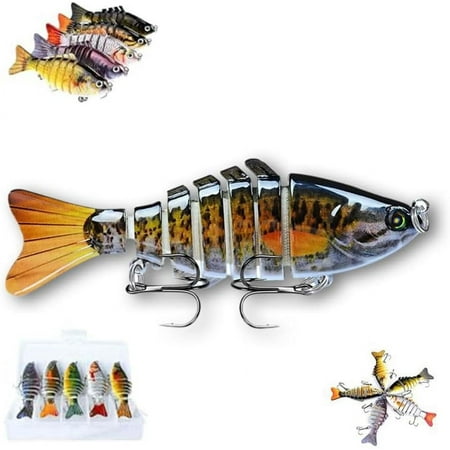 Fishing Gear - Bionic Swimming Bait 3D Bionic Swimming Lure Fishing Soft Plastic Lures That Swim by Itself Robotic Fishing Lure Suitable for All Kinds of Fishing Waters