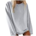 Tops for Women Trendy Womens Graphic Long Sleeve Tees Womens Lace Top Popular Tops Women Long Sleeve Button Girl Tee Baseball Inner Shirt Plain Shirt Woven Short plus Size Dressy Linen Grey S