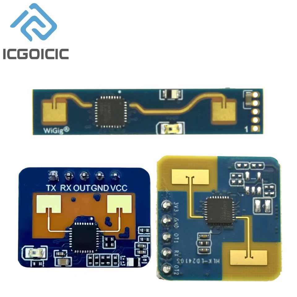 HLK-LD2410 5V Mini High Sensitivity 24GHz Human Presence Status Sensor Radar Module