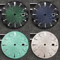 Cadran de montre et aiguilles de montre 35mm, cadrans à échelle de diamant, accessoires de remplacement pour montre de Cocktail pour hommes pour mouvement NH35
