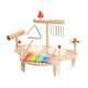 Luwecf Wooden Musical Instruments for Children, Drums, Percussion Instruments, , for Children Aged 3, 4, 5, 6 Years