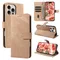 Leather Case for IPhone16e 16promax 16plus 15promax 15plus 14promax 14 with card slots holder wallet function mobile phone case