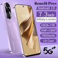 Nuovo smartphone Reno10 Pro 5G: display HD+ da 7,3" 16 GB + 1 TB 108 MP + 50 MP Doppia fotocamera Batteria da 7800 mAh Snapdragon 8 Gen 2 Android 13