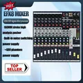 8-12-16 canali Scheda audio Console Sistema da tavolo 48V Phantom Power Console di missaggio audio DJ Studio FX Mixer processore DSP a 32 bit