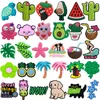 1/30PCS Casual Style Sommerschuhe Charms, Obst Blumen Zubehör Pins für Schuhe, Eule Hund Katze Schuhe Dekoration Clogs Schnalle