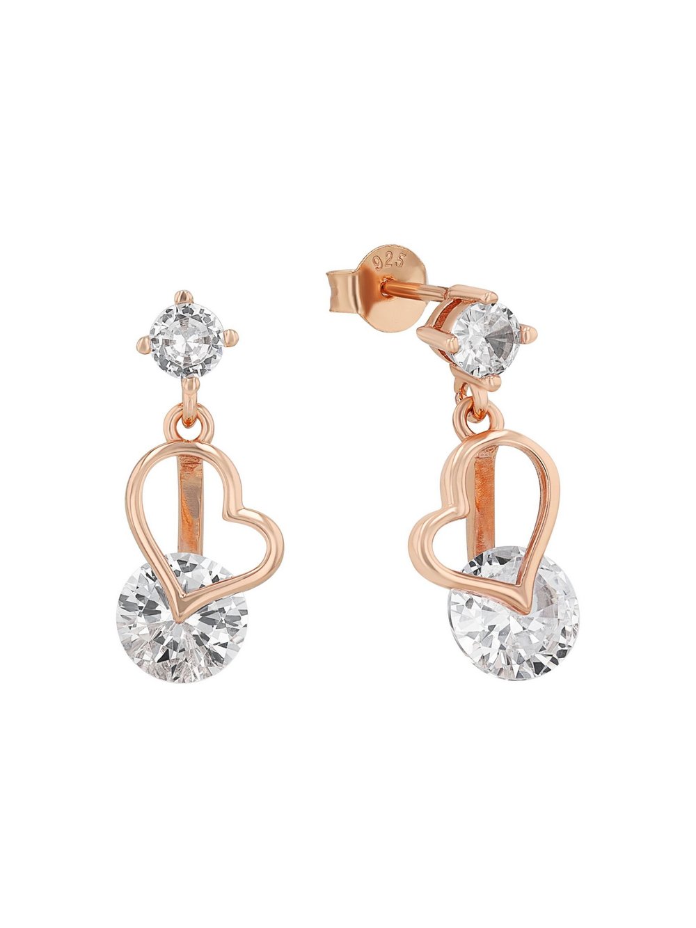 amor Ohrhänger Damen roségold, ONE SIZE Image