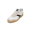 Sneaker MARC O'POLO "aus edlem Rindleder", Herren, Gr. 41, weiß (weiß, schwarz), Obermaterial: 100% Leder (Rind), Schuhe