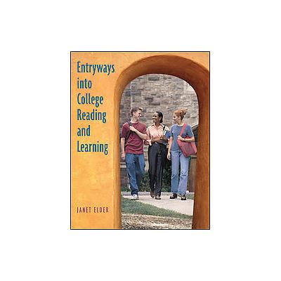 Entryways into College Reading and Learning by Janet Elder (Paperback - McGraw-Hill Humanities Socia