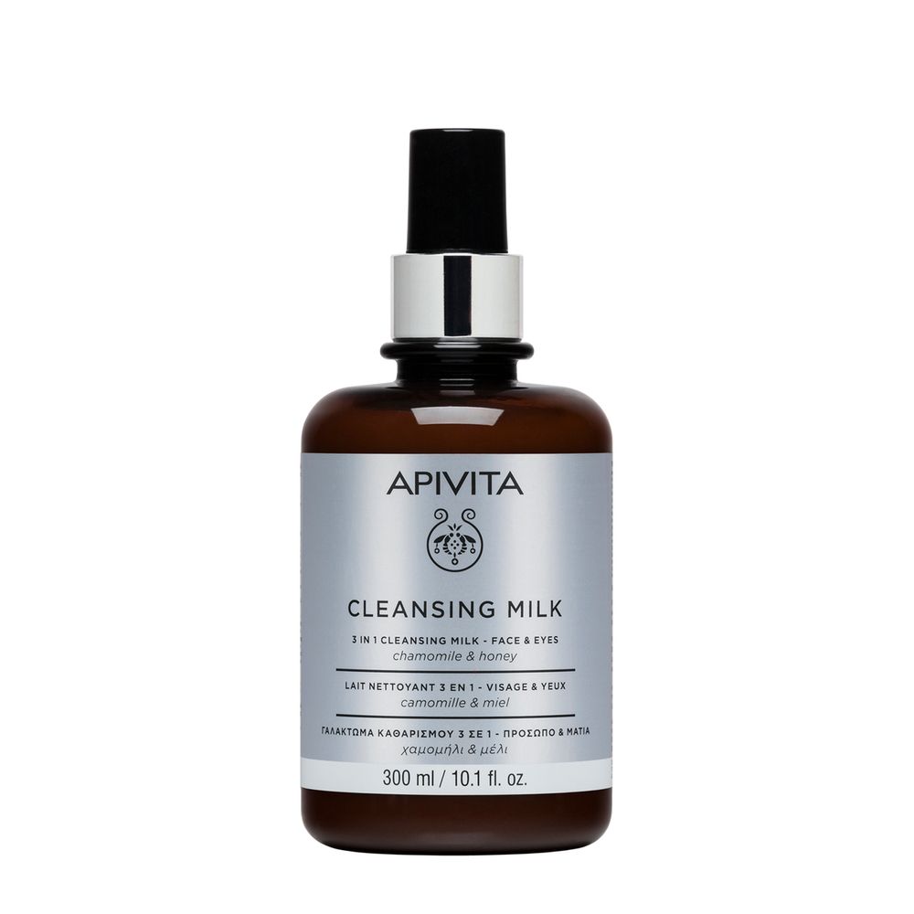 Apivita Latte detergente 3in1: Detergente, Struccante, Tonico - Viso e