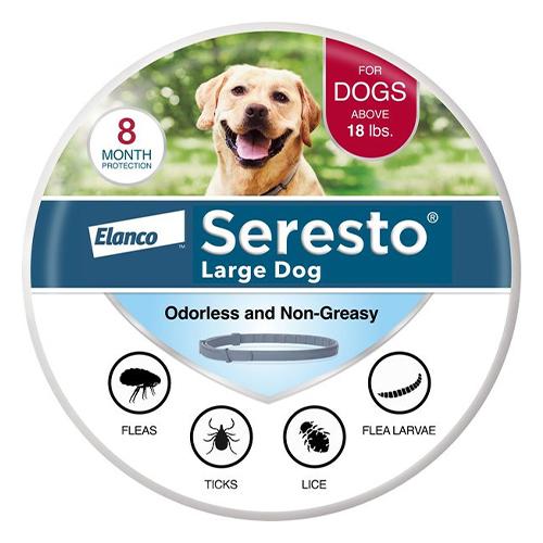 Seresto Hundehalsband für große Hunde (über 18 lbs) 27,5 Zoll (70 cm) 1 Halsband