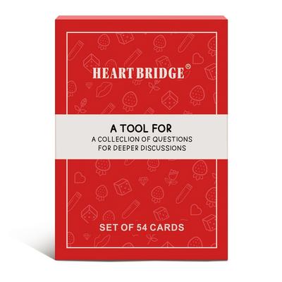 TEMU 1pc Deep Game Cards, Tabletop Games, Party Entertainment Games And Activities, Powerful And Interaction Tools. Christmas/valentine's Day/halloween, A | 54cards|