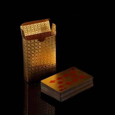 TEMU Golden Playing Cards Set - Ideal For , Pranks, And Party Gifts | Perfect Gift For Christmas, Halloween, Easter, Thanksgiving Image