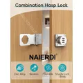 NAIERDI armoire mot de passe moraillon serrure en alliage de Zinc sécurité Cam serrure sans clé combinaison loquet serrure pour casier clôture Garage jardin