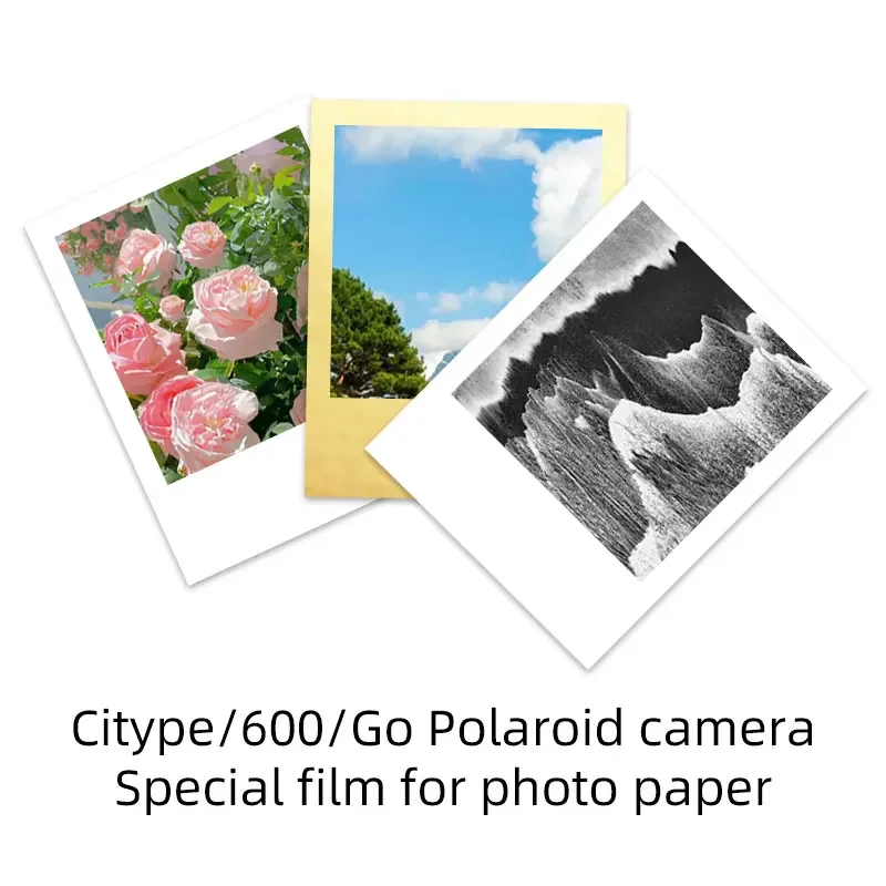 Polaroid Citype/600 Universal Polaroid Fotopapier Weißer Rand Farbfilm Retro-Stil Farbe Image