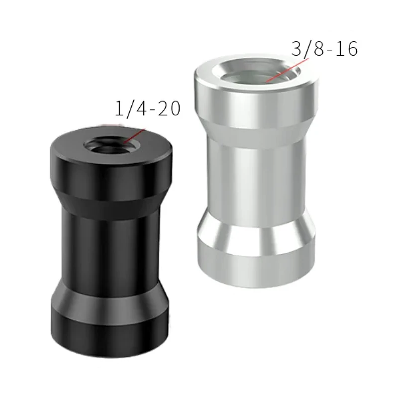 4PCS Aluminium legierung 1/4 Buchse auf 1/4 Buchse und 3/8 Buchse Ständer Adapter Kopf Kamera Stativ Schrauben Fotografie zubehör Image