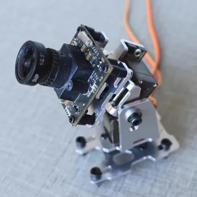 1Set RC Drone Kamera Gimbal Feste Halter Dual Achse FPV Pan Tilt Halterung mit 2 stücke DC 4,8-5V Servo für Modell Montage Montage Basis