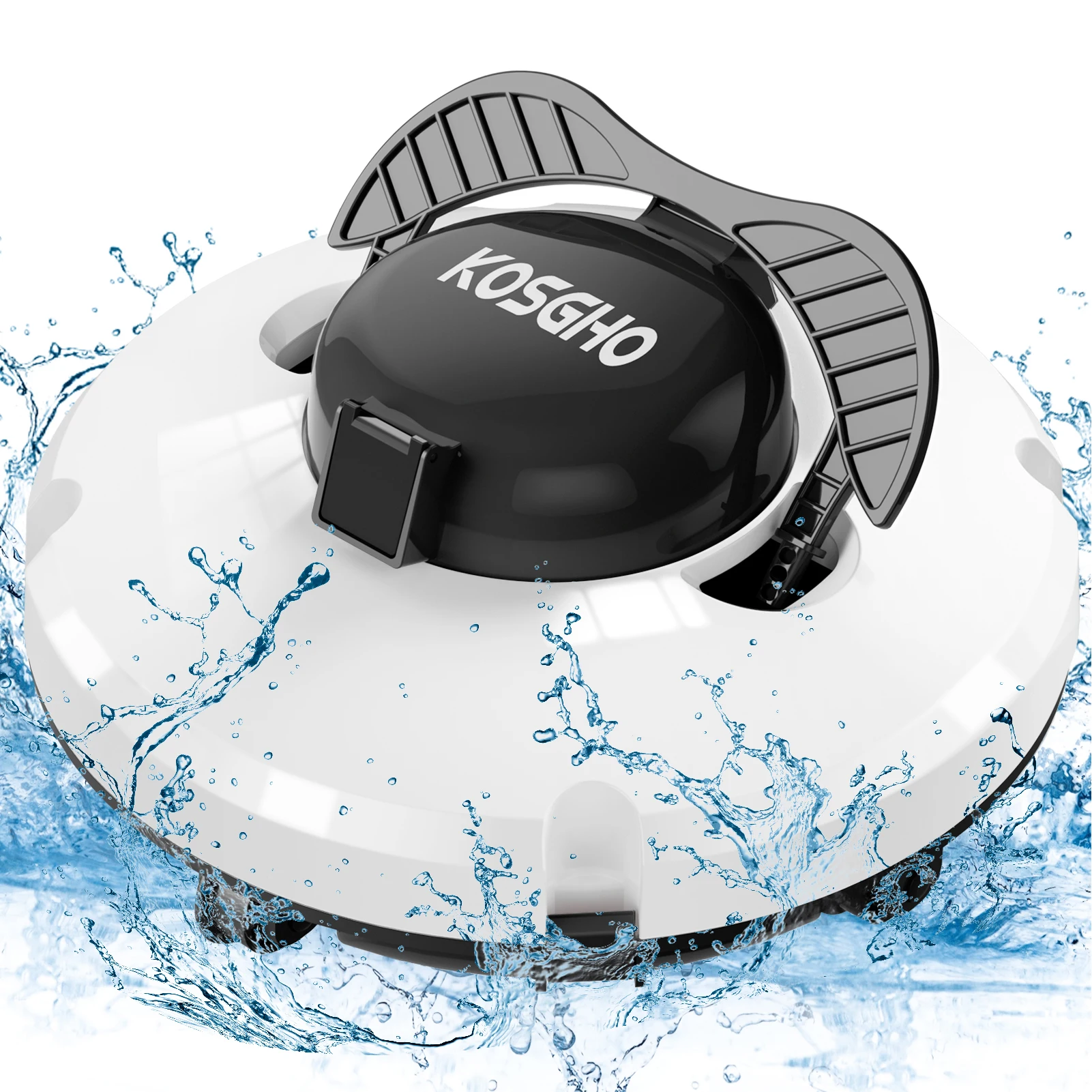 Aspirateur de piscine robot sans fil avec double moteur, stationnement autonome pour piscines à sol plat