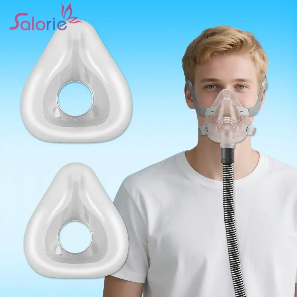 1 Stück Ersatz-CPAP-Masken für AirFit F20, Vollgesichtskissen, zuverlässige Dichtung, weicher, kompatibel mit AirFit f20-Zubehör Image