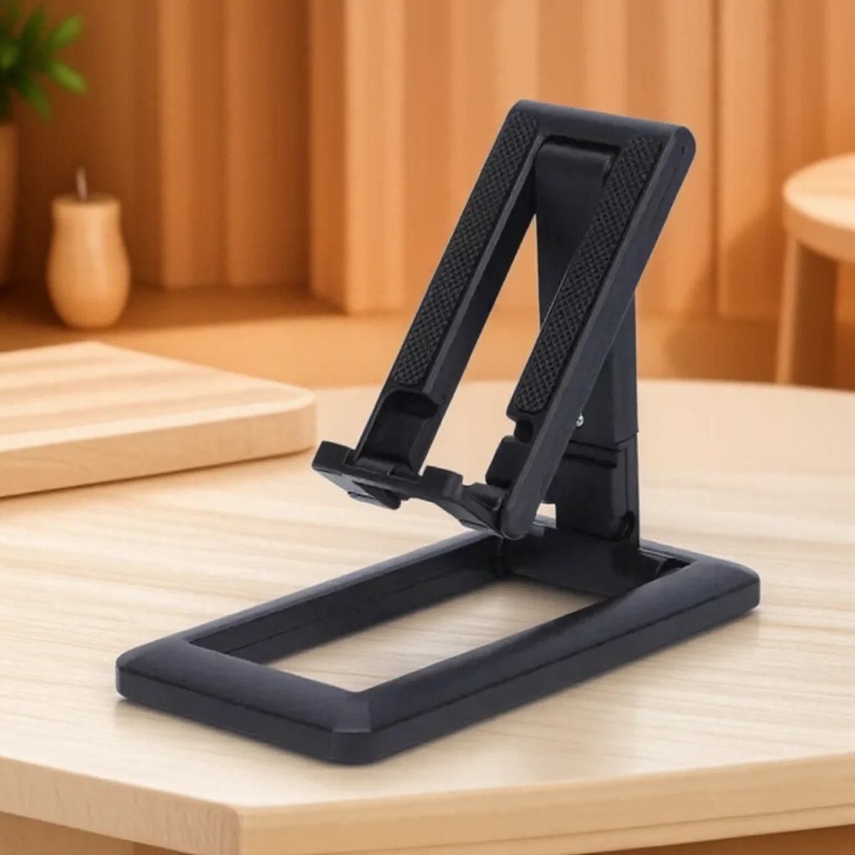 Faltbarer Handy-Tablet-Halter, verstellbarer Ständer für 4- bis 9,7-Zoll-Geräte, multifunktionale Desktop-Halterung Image