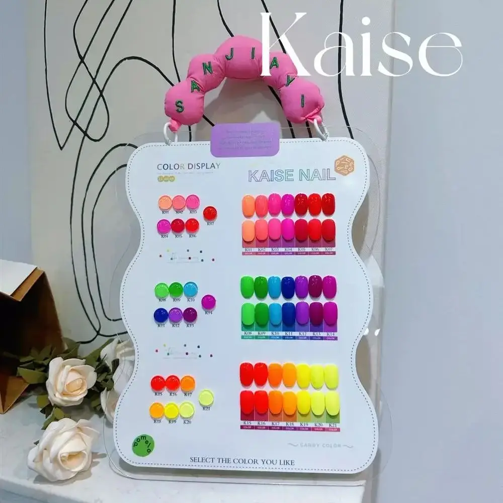 Lemcco Mismatched 21 Farben Nagelgel-Set Fluoreszierende Farben Nagelstudio 2025 Neu Heißer Verkauf Ungiftiges Soak-Off UV-Gel Nagelkunst-Kit Image