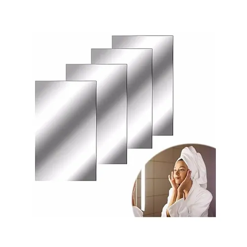 Autocollant mural miroir 15CM, autocollant auto-adhésif, autocollant mural 3D pour décoration de
