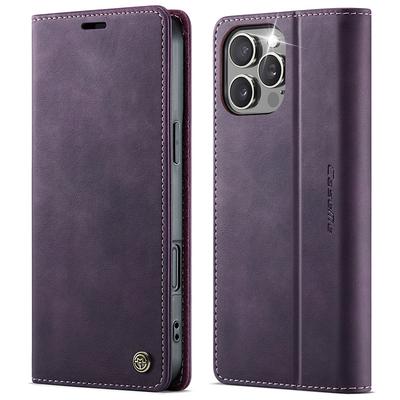 Phone Case For iPhone 17 Air iPhone 16 15 14 Pro Max Plus iPhone 16e iPhone 13 12 11 Pro Max Mini Magnetic Adsorption Wallet Case Flip Cover Magnetic Full Body Protective Kickstand TPU PU Leather