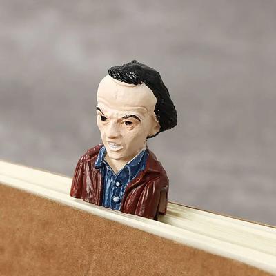 Halloween Horror Bookmarks - Horror Movie Main Character Bookmark, Scarry Halloween Bookmarks, Half-Length Figure Sculpture Bookmarks, Horror Bookmarks for Adults, Horror Bookmark Set
