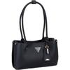 Guess Handtasche Meridian II Shoulder SAT Black Schwarz Damen