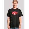 Oversize-Shirt F4NT4STIC "The Beastie Boys", Herren, Gr. M, schwarz, Obermaterial: 100% Baumwolle, casual, oversize, Rundhals, Kurzarm ohne Bündchen, Shirts, Premium Qualität