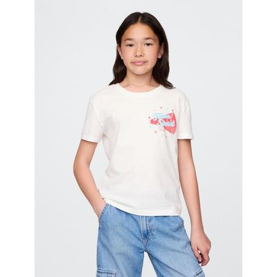 Gap White Graphic T-Shirt (4-13yrs)