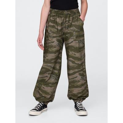 Gap Green Camo Poplin Baggy Joggers (4-12yrs)