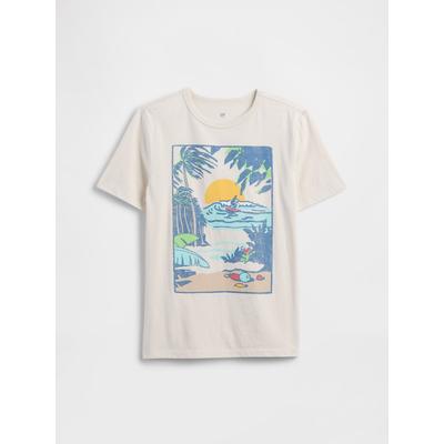 Gap Beige Graphic T-Shirt