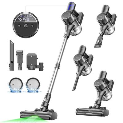 Cordless Vacuum Cleaner Stick Vacuum with LED Display Screen