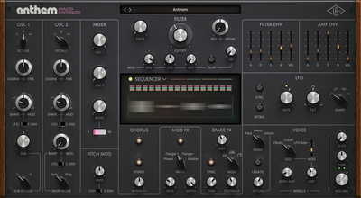 Universal Audio Anthem Analog Synthesizer