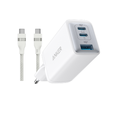 Anker 735 Ladegerät (Nano II 65W) + Anker USB-C auf USB-C Kabel (0.9m) Image