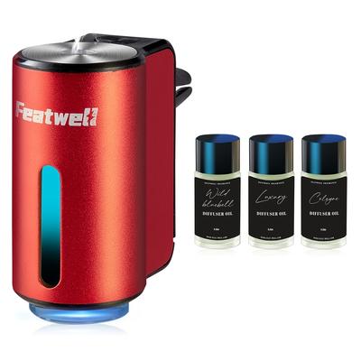 TEMU Smart Car Air Fresheners With 3 Adjustable Concentration Scent Levels - 3*10ml French Perfume Lasts Image